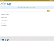 Tablet Screenshot of coteouest.tv
